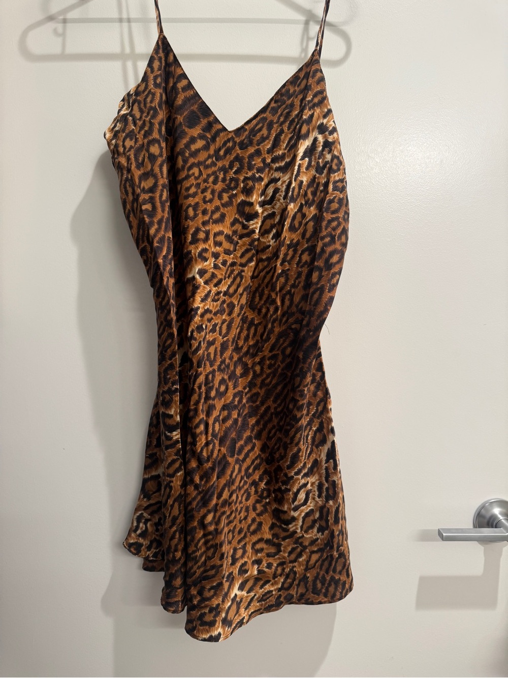 Victoria's Secret Leopard-Print Slip Dress - Brown & Black